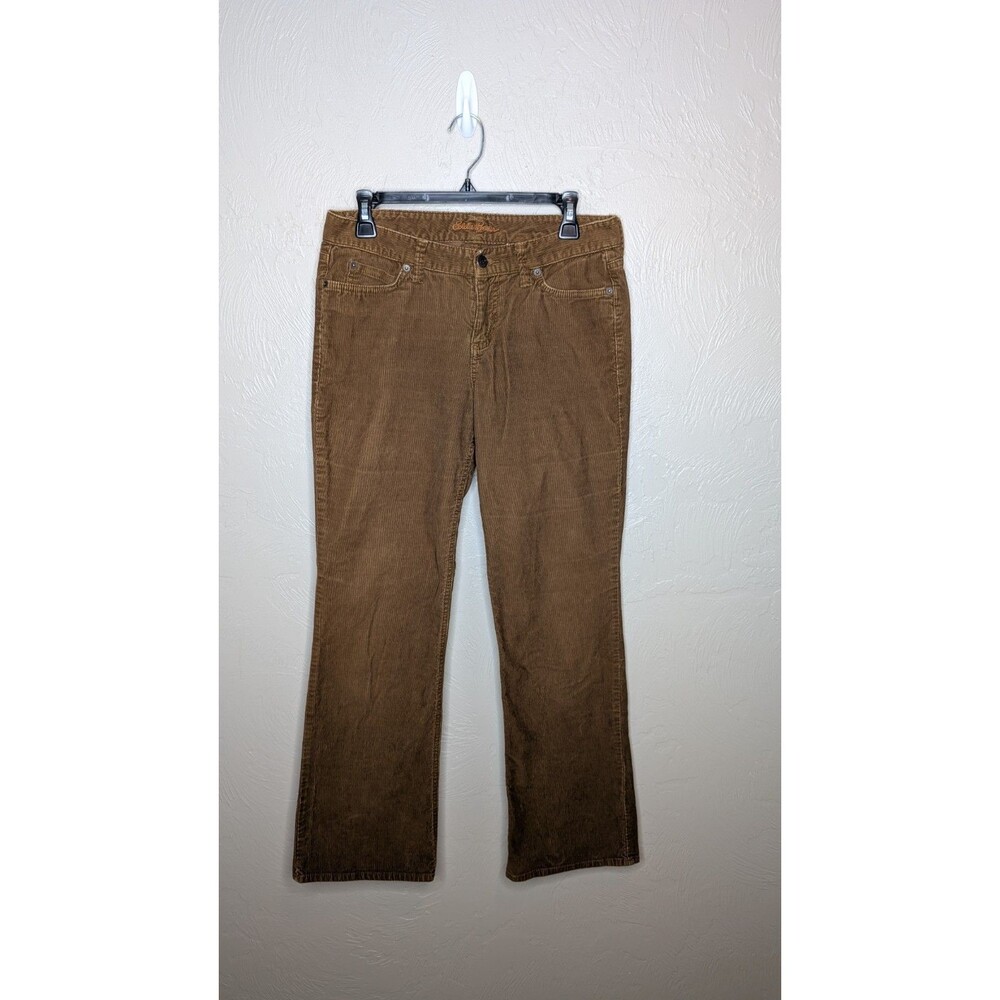 Eddie Bauer Womens 6 Brown Corduroy Bootcut Pants